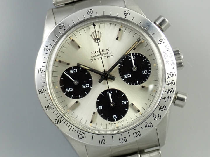 ロレックス デイトナ Ref.6239 ステンレススチール シルバー文字盤