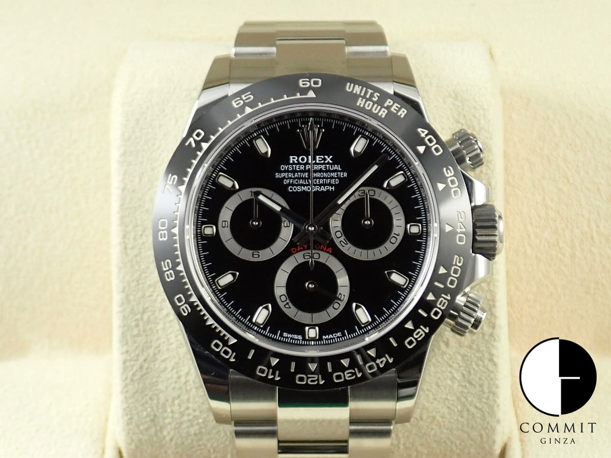 ロレックス デイトナ Ref.116500LN ステンレススチール ブラック文字盤