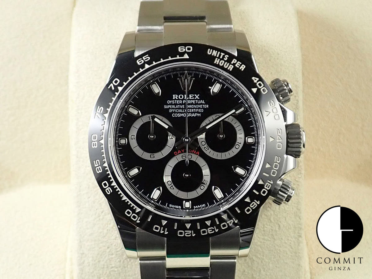 ロレックス デイトナ Ref.116500LN ステンレススチール ブラック文字盤