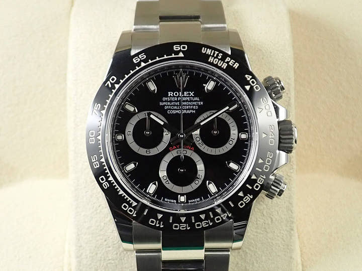 ロレックス デイトナ Ref.116500LN ステンレススチール ブラック文字盤