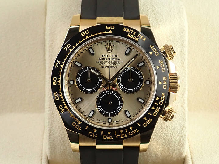 ロレックス デイトナ Ref.116518LN イエローゴールド ブラックxシャンパン文字盤