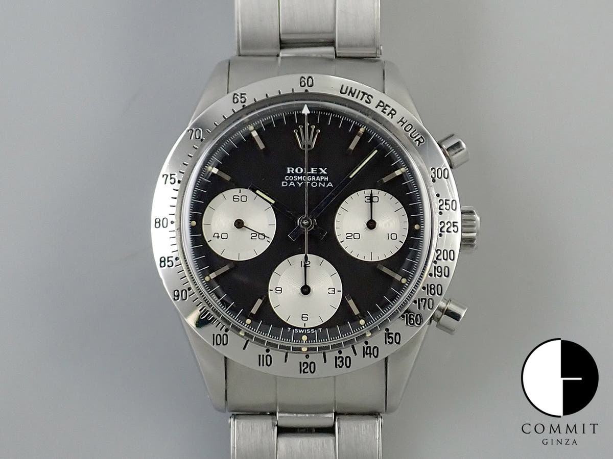 ロレックス デイトナ Ref.6239 ステンレススチール ブラック文字盤