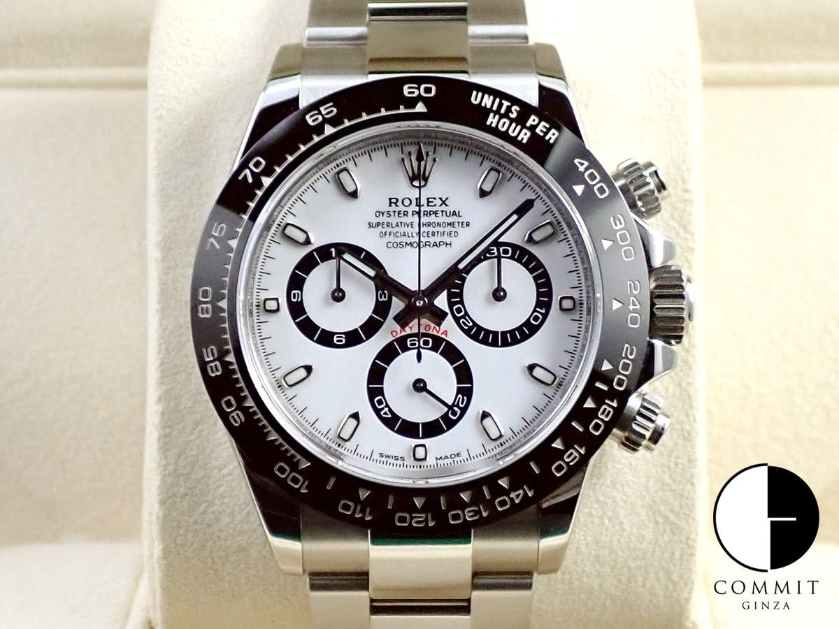 ロレックス デイトナ Ref.116500LN ステンレススチール ホワイト文字盤