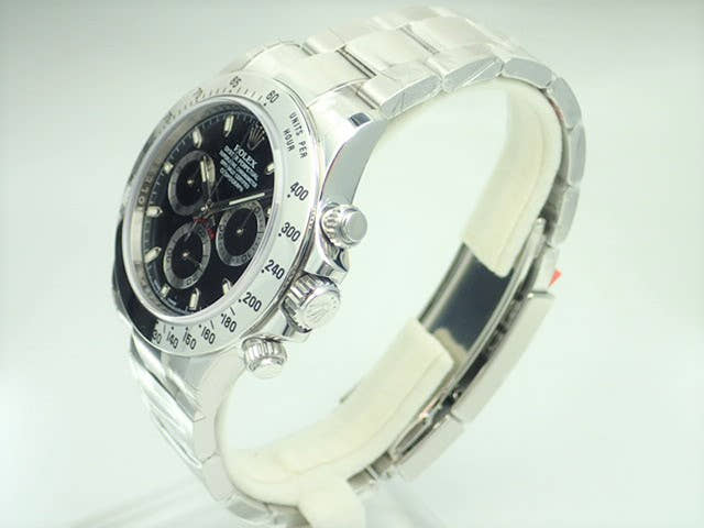 ロレックス デイトナ Ref.116520 ブラック文字盤 未使用 daytona-223