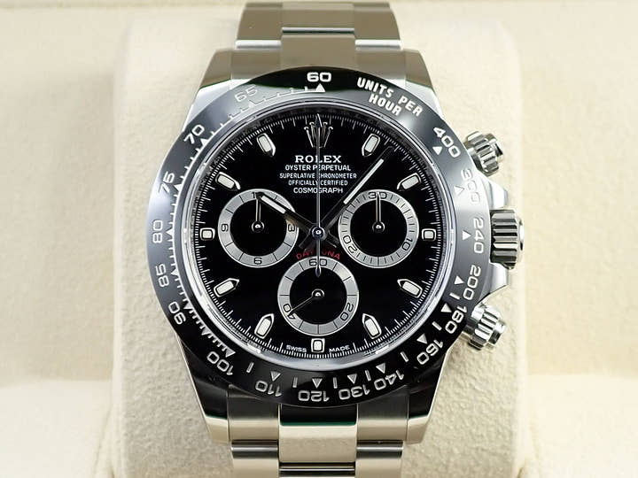 ロレックス デイトナ Ref.116500LN ステンレススチール ブラック文字盤