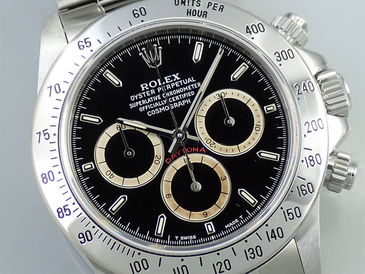 ロレックス デイトナ エルプリメロ Ref.16520 ステンレススチール ブラック文字盤
