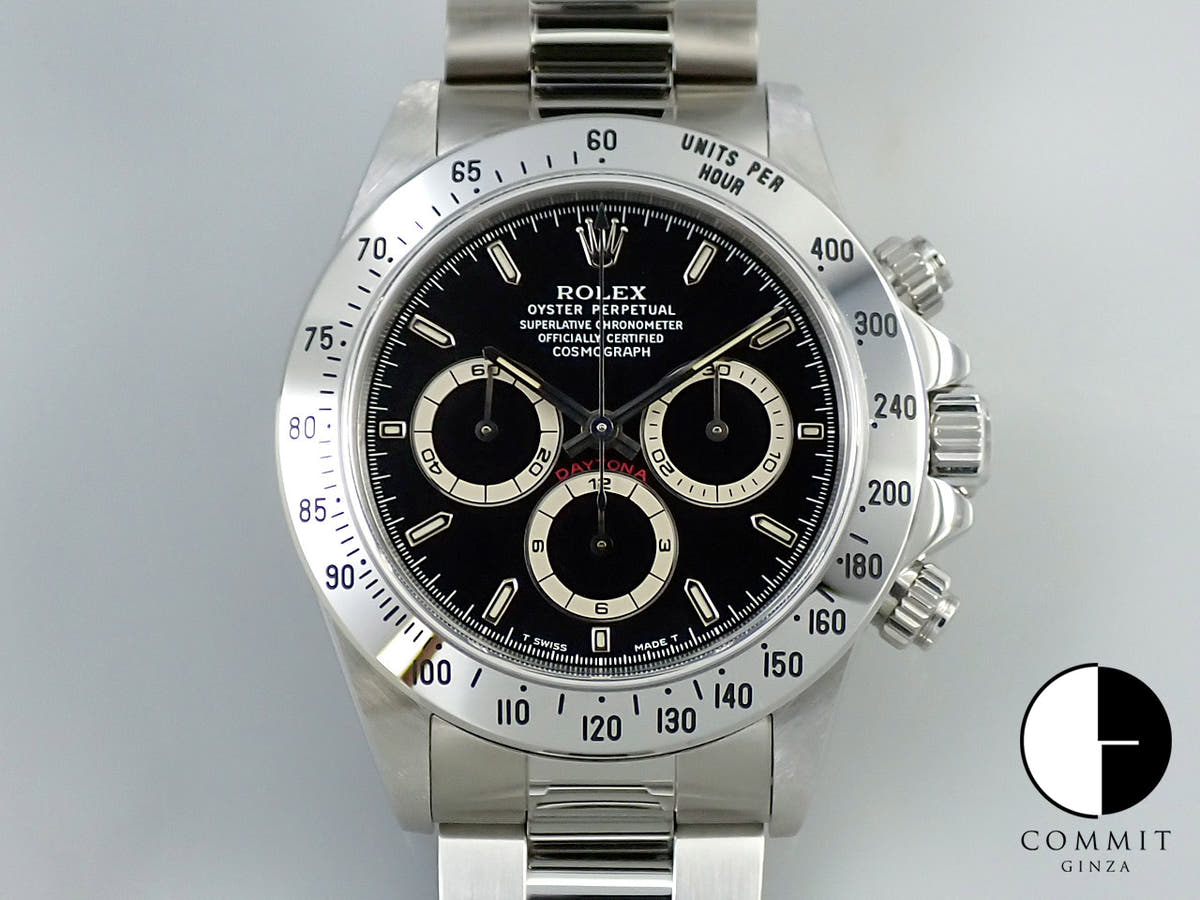 ロレックス デイトナ エルプリメロ Ref.16520 ステンレススチール ブラック文字盤