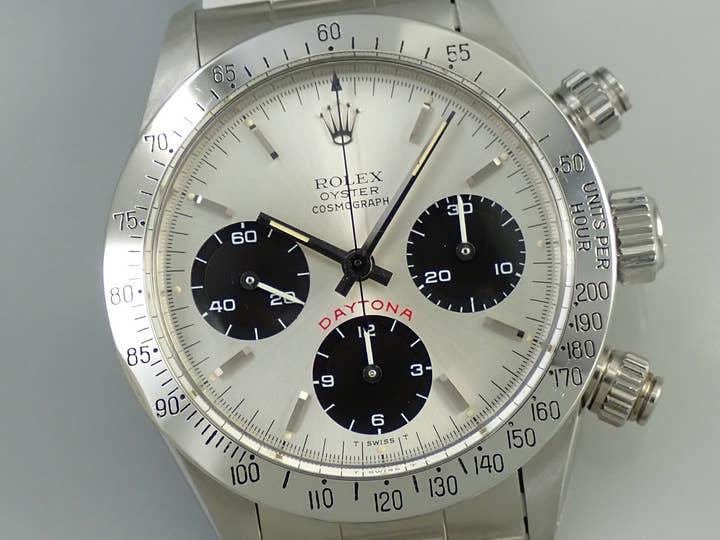 ロレックス デイトナ Ref.6265 ステンレススチール シルバー文字盤