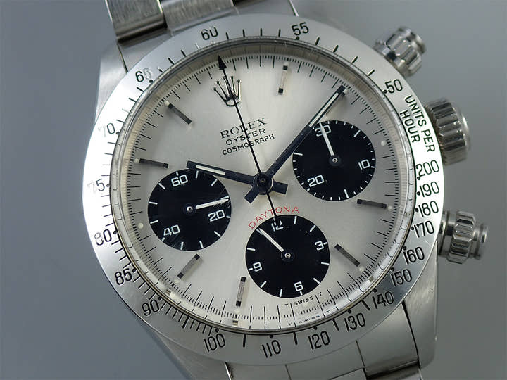 ロレックス デイトナ Ref.6265 ステンレススチール シルバー文字盤