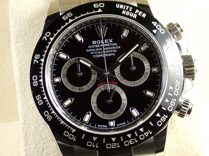 ロレックス デイトナ Ref.116500LN ステンレススチール ブラック文字盤