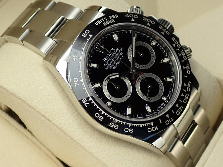 ロレックス デイトナ Ref.116500LN ステンレススチール ブラック文字盤