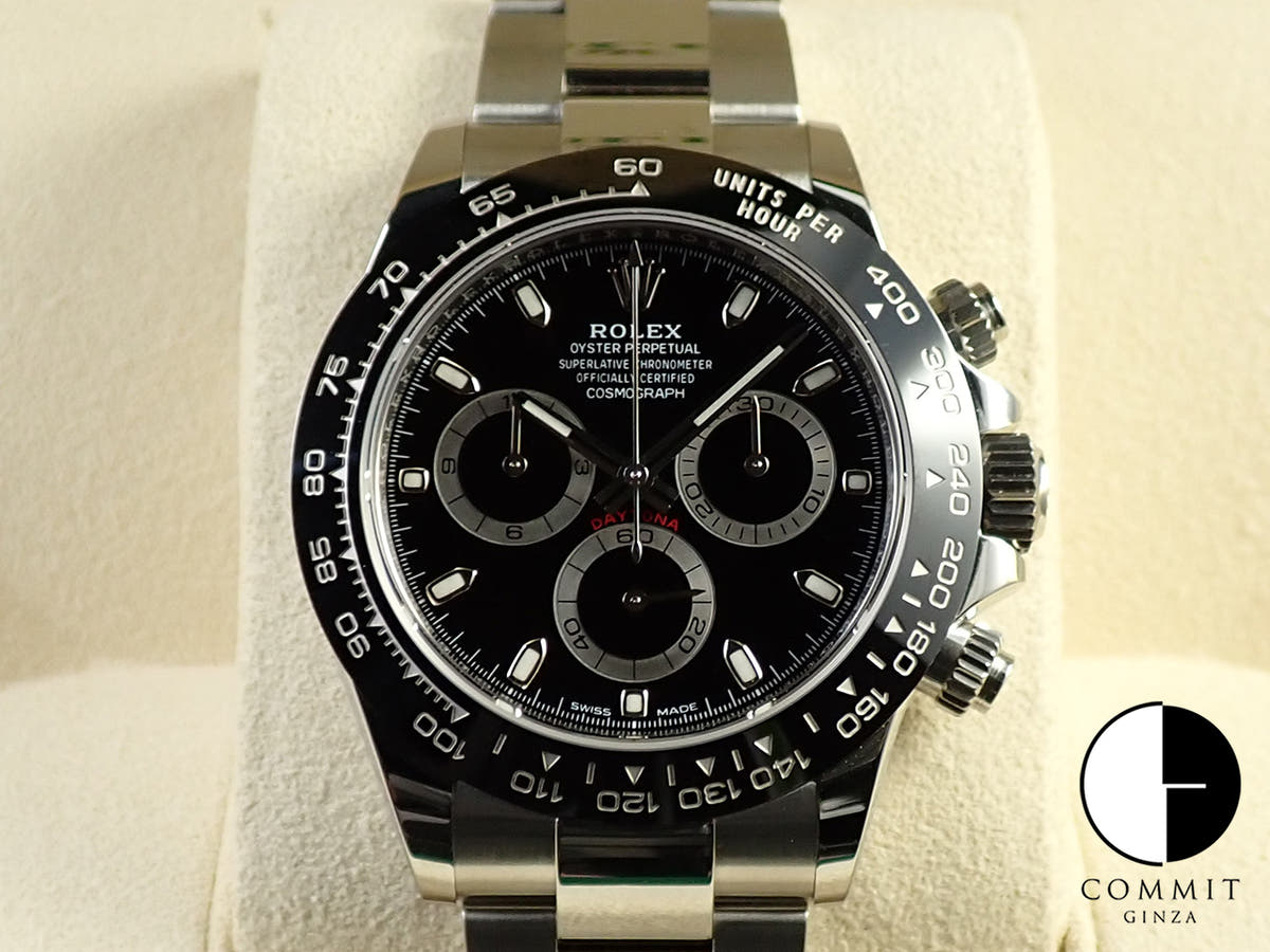 ロレックス デイトナ Ref.116500LN ステンレススチール ブラック文字盤