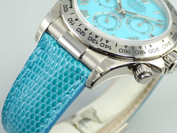 ロレックス デイトナ Ref.116519 ホワイトゴールド ターコイズ文字盤