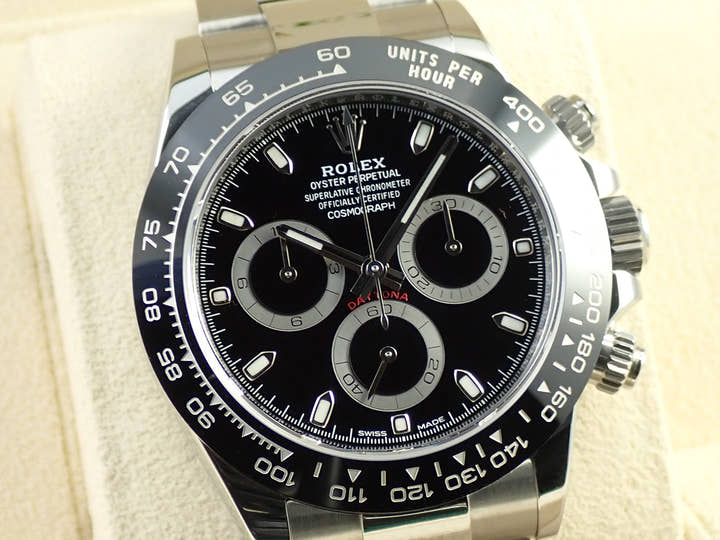 ロレックス デイトナ Ref.116500LN ステンレススチール ブラック文字盤