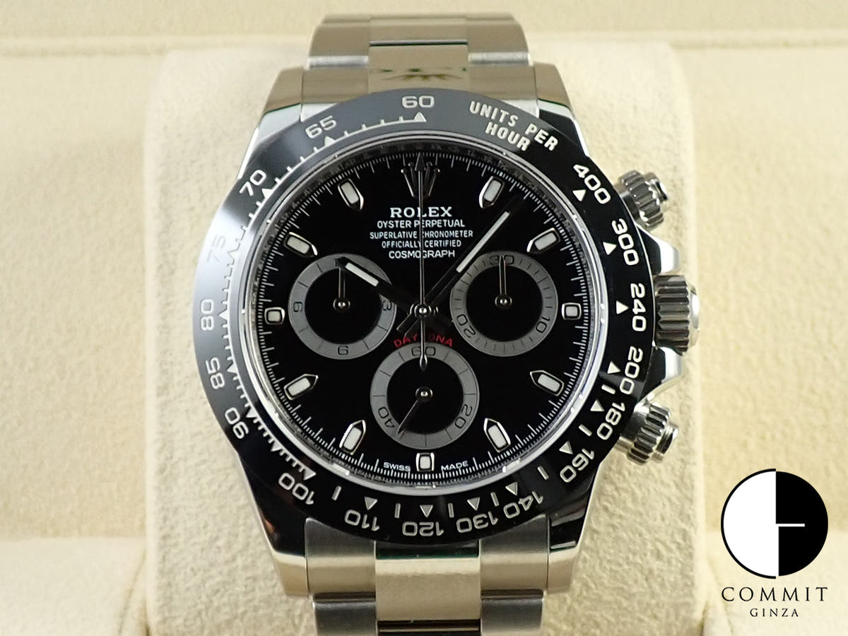 ロレックス デイトナ Ref.116500LN ステンレススチール ブラック文字盤