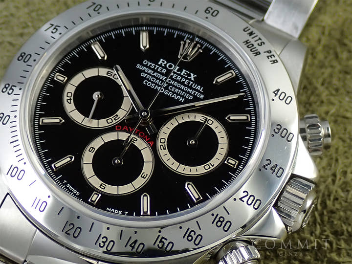 ロレックス デイトナ エルプリメロ Ref.16520 ステンレススチール ブラック文字盤