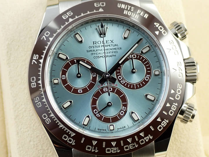 ロレックス デイトナ Ref.116506 プラチナ アイスブルー文字盤