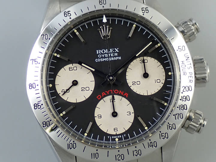 ロレックス デイトナ Ref.6265 ステンレススチール ブラック文字盤