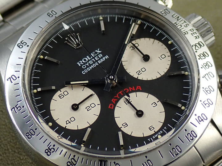 ロレックス デイトナ Ref.6265 ステンレススチール ブラック文字盤