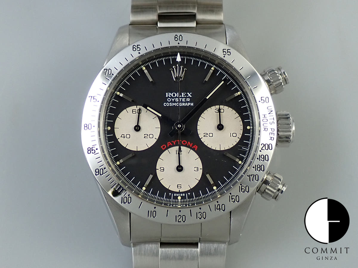 ロレックス デイトナ Ref.6265 ステンレススチール ブラック文字盤