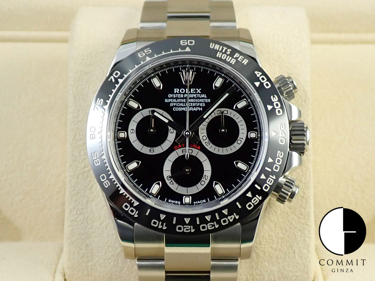 ロレックス デイトナ Ref.116500LN ステンレススチール ブラック文字盤