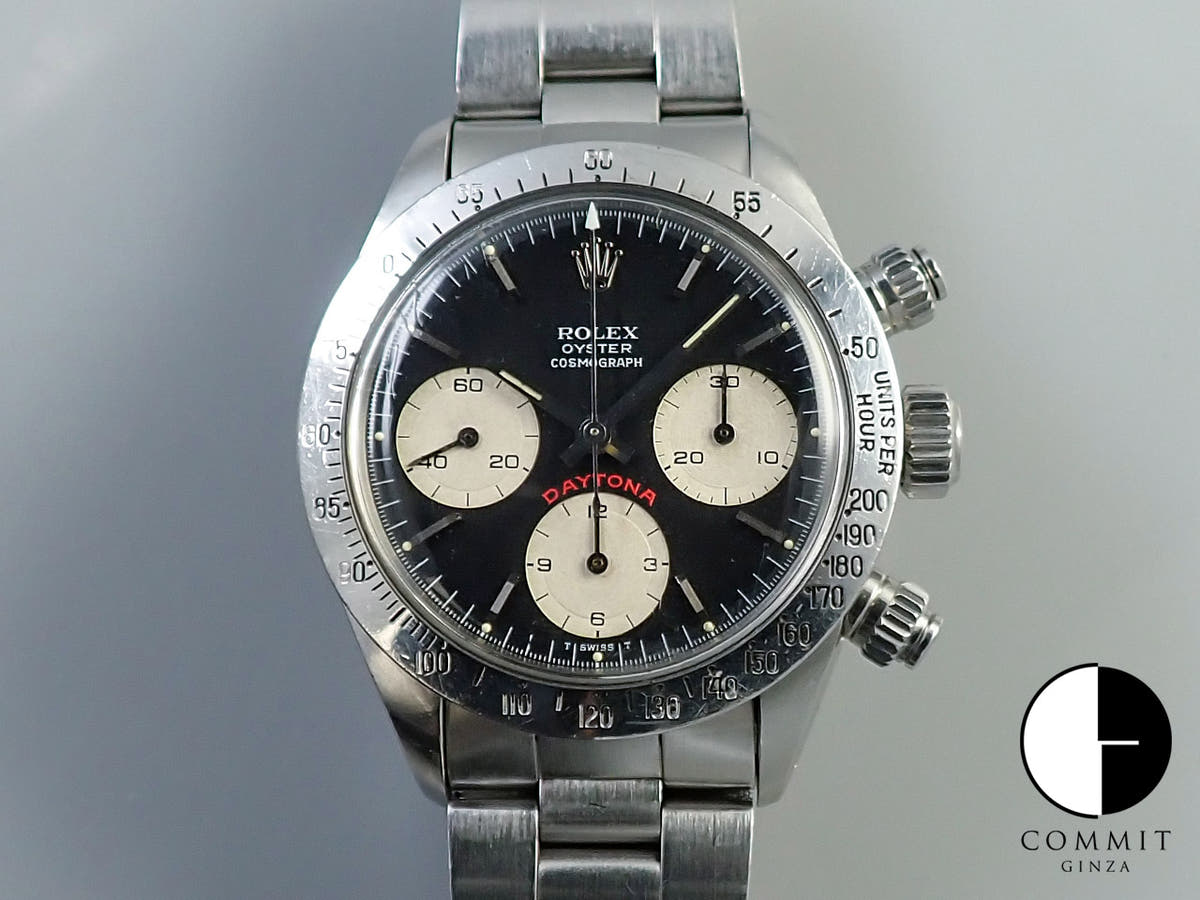 ロレックス デイトナ Ref.6265 ステンレススチール ブラック文字盤