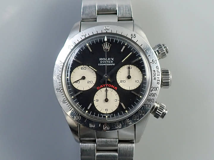 ロレックス デイトナ Ref.6265 ステンレススチール ブラック文字盤