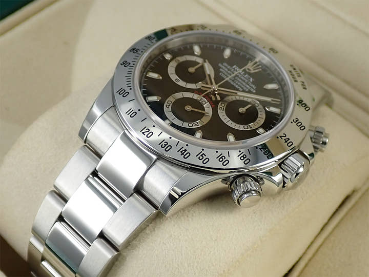 Rolex Daytona Ref. 116520 Stainless Steel Black Dial