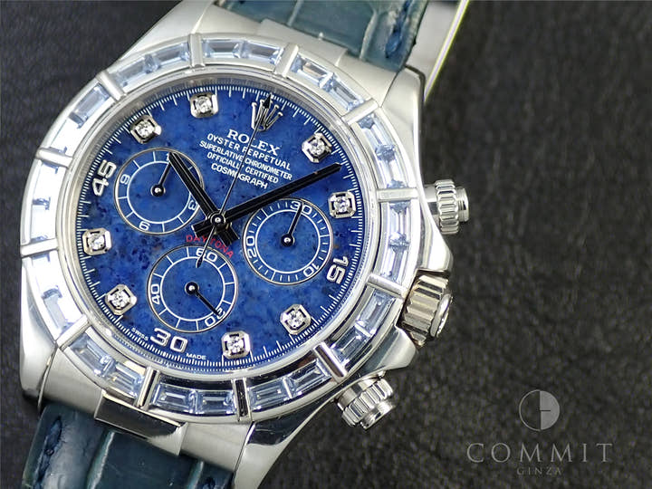 ロレックス デイトナ Ref.116589SACI ホワイトゴールド ソーダライト文字盤