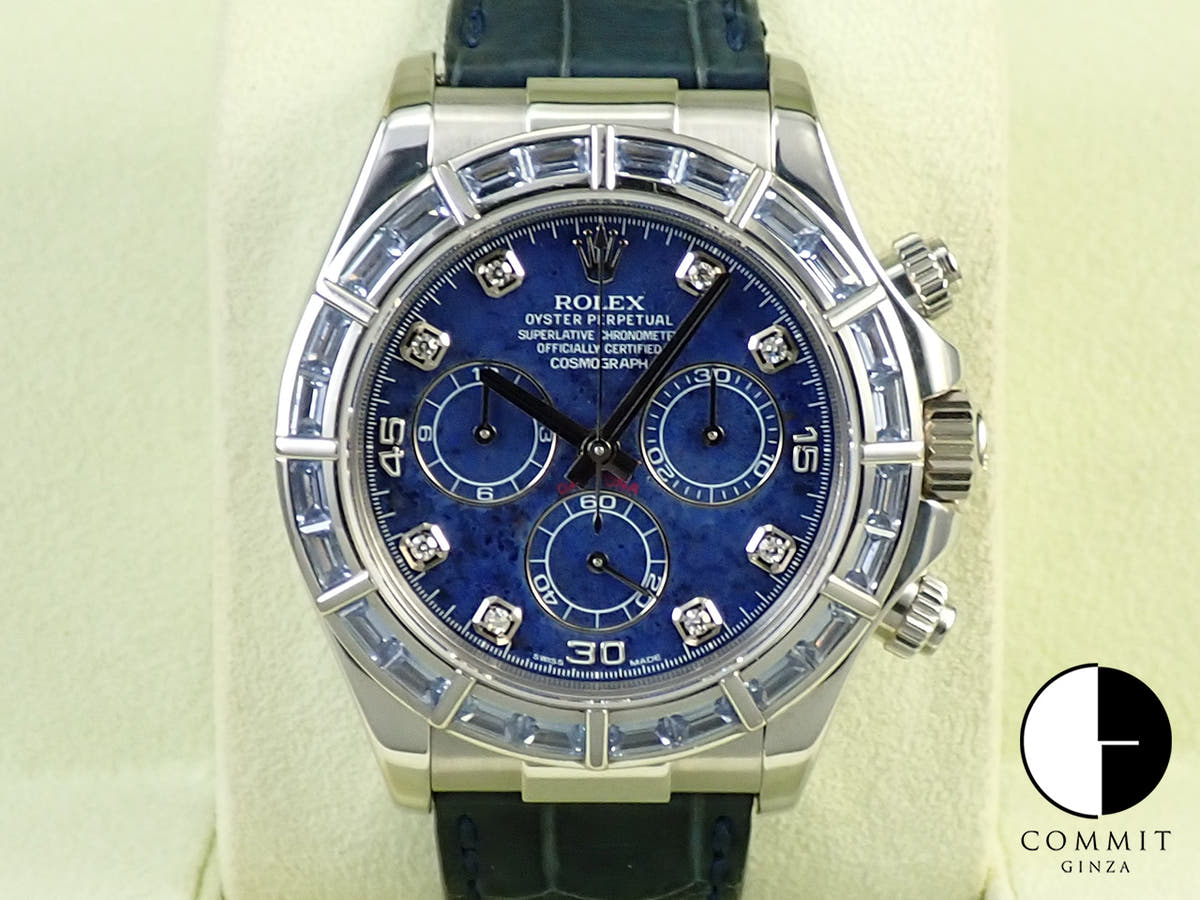 ロレックス デイトナ Ref.116589SACI ホワイトゴールド ソーダライト文字盤