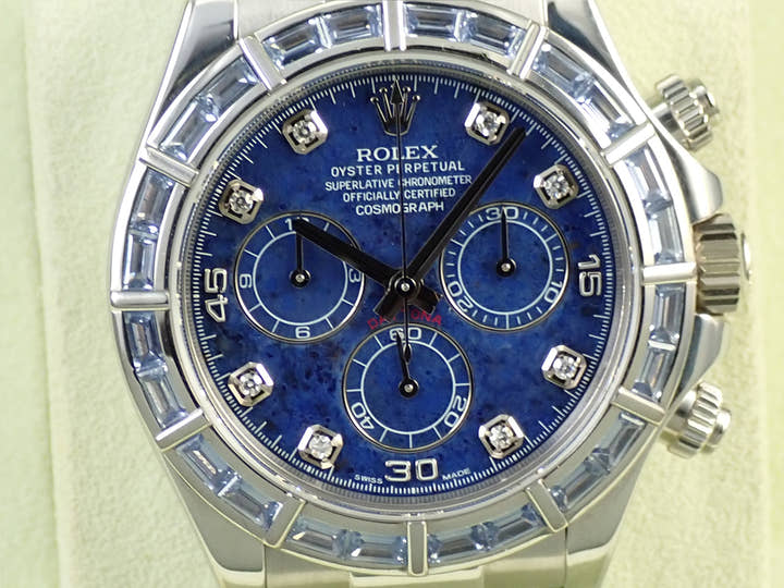 ロレックス デイトナ Ref.116589SACI ホワイトゴールド ソーダライト文字盤