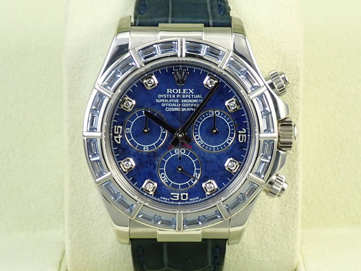 ロレックス デイトナ Ref.116589SACI ホワイトゴールド ソーダライト文字盤