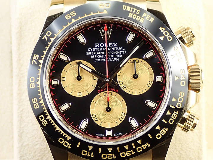 ロレックス デイトナ Ref.116518LN イエローゴールド ブラックxシャンパン文字盤