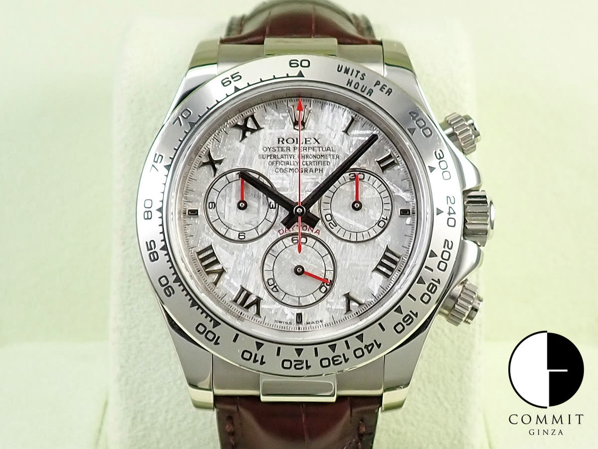 Rolex Daytona Ref. 116519 White Gold Meteorite Dial