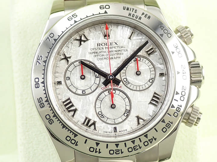 Rolex Daytona Ref. 116519 White Gold Meteorite Dial