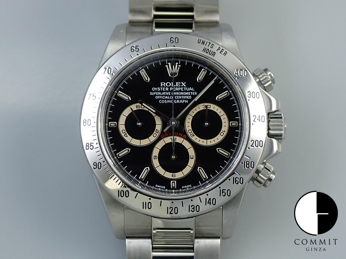 ロレックス デイトナ エルプリメロ Ref.16520 ステンレススチール ブラック文字盤