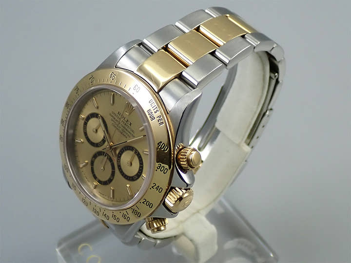 Rolex Daytona El Primero Ref. 16523 Stainless Steel/Yellow Gold Champagne Dial
