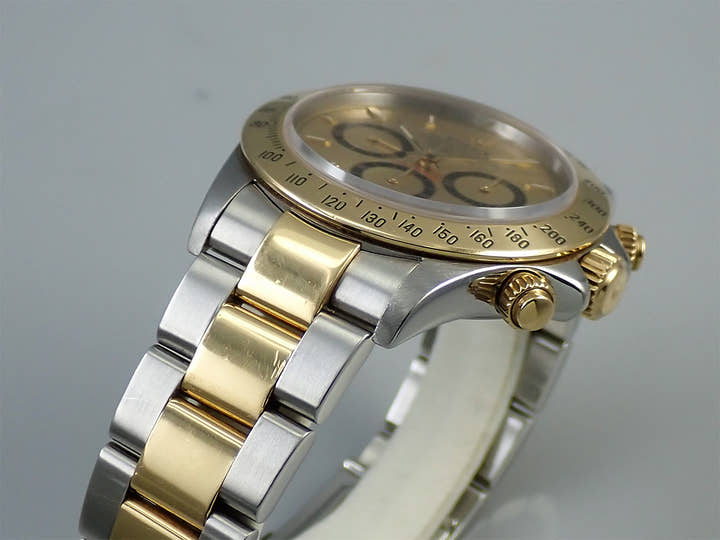 Rolex Daytona El Primero Ref. 16523 Stainless Steel/Yellow Gold Champagne Dial
