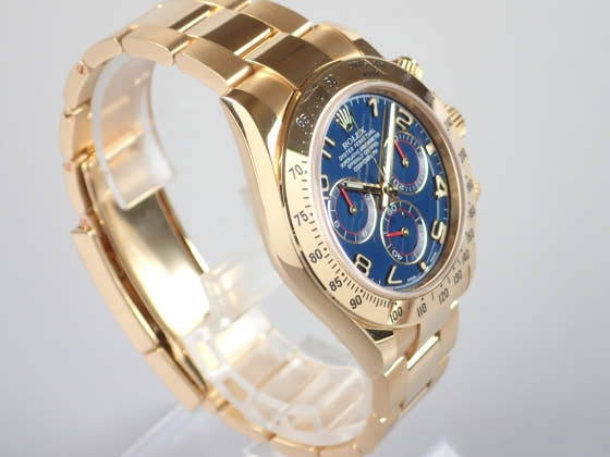Rolex Daytona Ref.116528 Navy Arabic Dial Used daytona-25