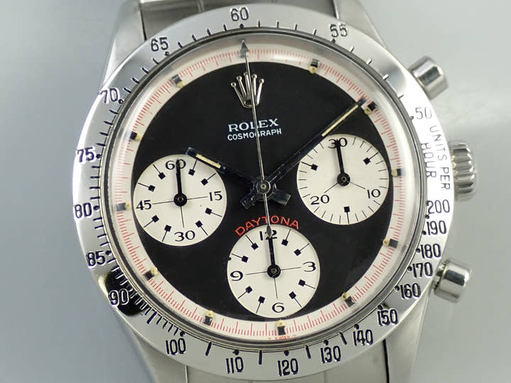 ロレックス デイトナ Ref.6239 ステンレススチール ブラック文字盤