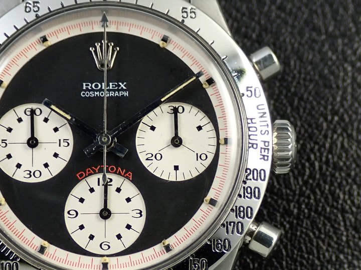ロレックス デイトナ Ref.6239 ステンレススチール ブラック文字盤