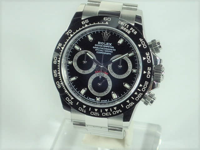 ロレックス デイトナ Ref.116500LN ブラック文字盤 未使用 daytona-271