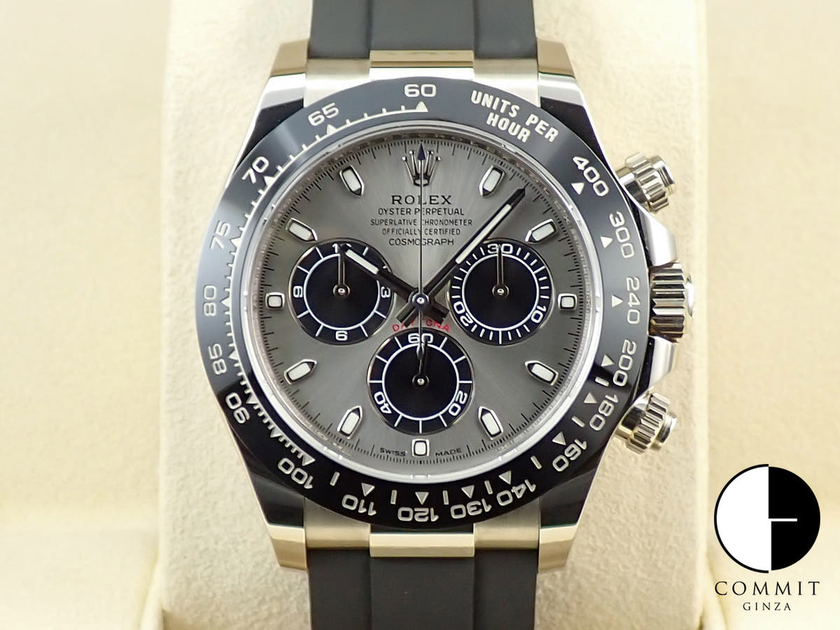 Rolex Daytona Ref. 116519LN White Gold Steel x Black Dial
