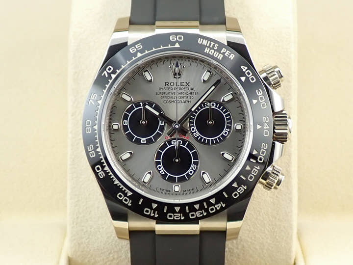 Rolex Daytona Ref. 116519LN White Gold Steel x Black Dial