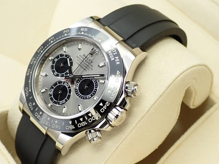 Rolex Daytona Ref. 116519LN White Gold Steel x Black Dial