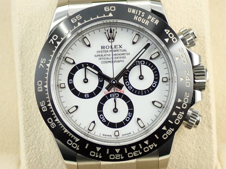 ロレックス デイトナ Ref.116500LN ステンレススチール ホワイト文字盤