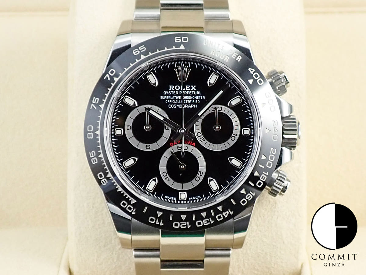 ロレックス デイトナ Ref.116500LN ステンレススチール ブラック文字盤