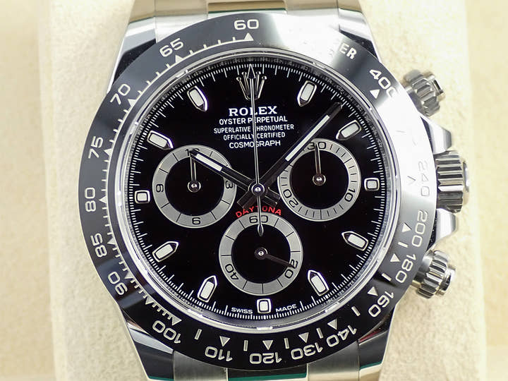 ロレックス デイトナ Ref.116500LN ステンレススチール ブラック文字盤
