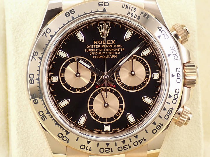 ロレックス デイトナ Ref.116505 エバーローズゴールド ブラックxピンク文字盤