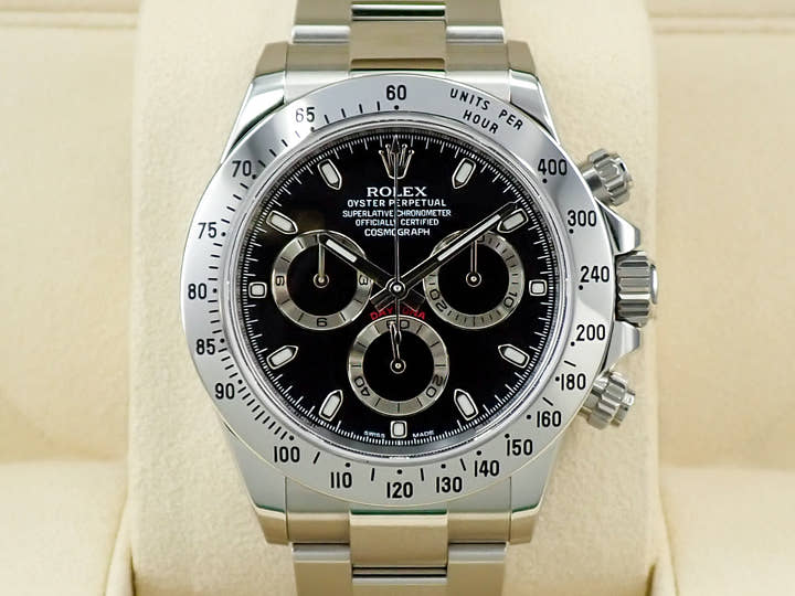 Rolex Daytona Ref. 116520 Stainless Steel Black Dial